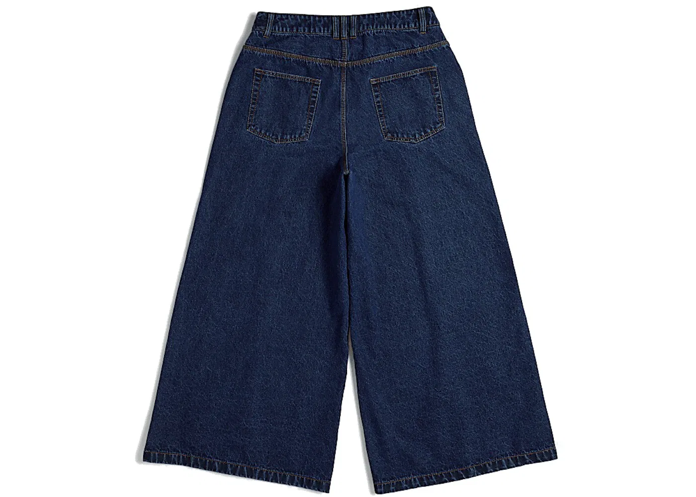 Женские джинсы с широкими штанинами Wide-Leg Snap Pants Adidas, Dark Denim — фото 2