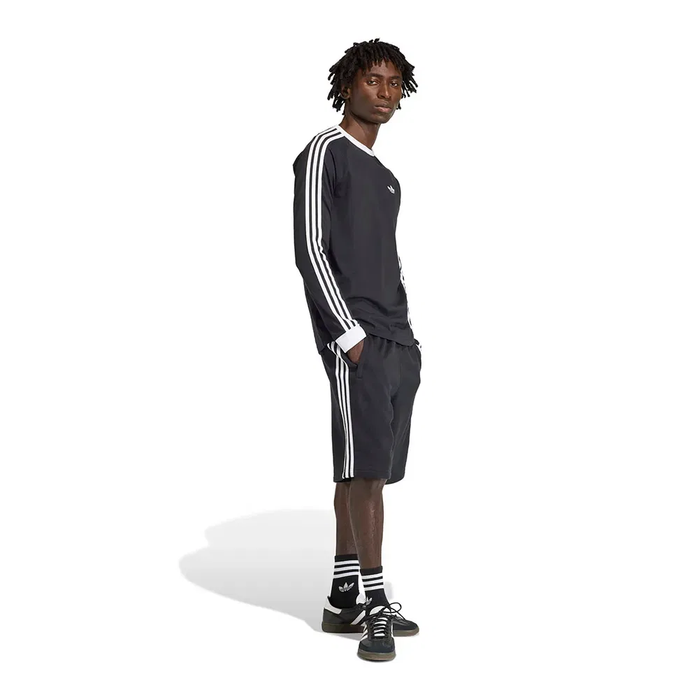Футболка с длинным рукавом 3 Stripes Adidas Originals, черный — фото 4