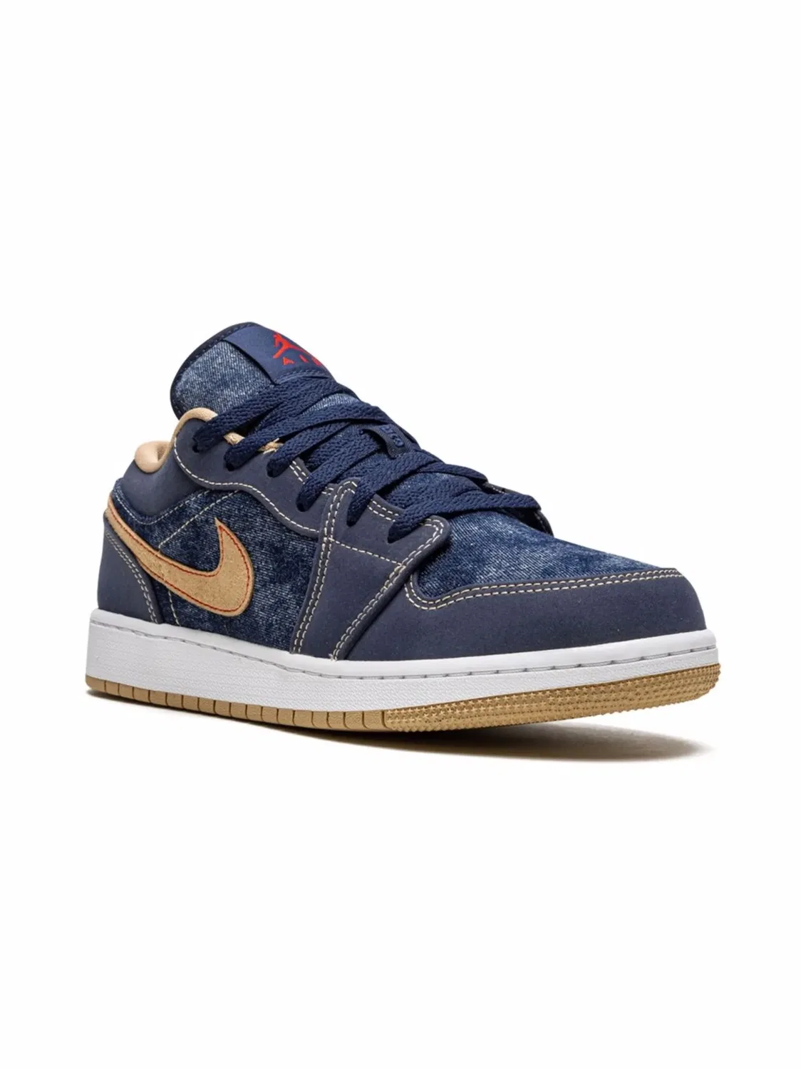 Кроссовки Air Jordan 1 Low SE "Denim", синий