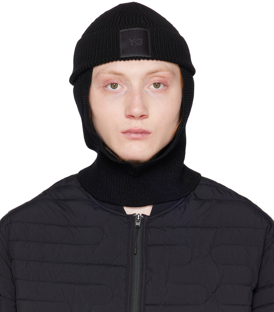 

Черная шерстяная балаклава Y-3
