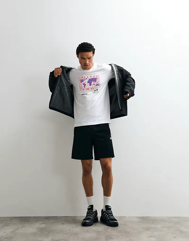Футболка с текстовой графикой World Cup 94 Adidas Originals, белый — фото 2