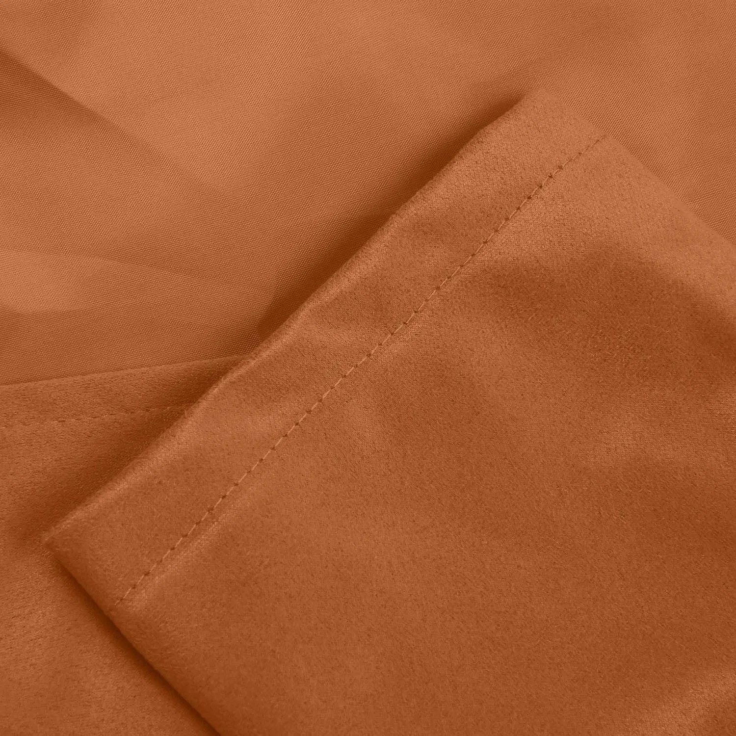 Женская куртка с бахромой из искусственной замши, Orange — фото 4