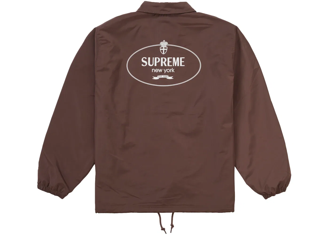 Мужская куртка-тренч с длинным рукавом Supreme Crest Coaches Jacket Supreme, Brown
