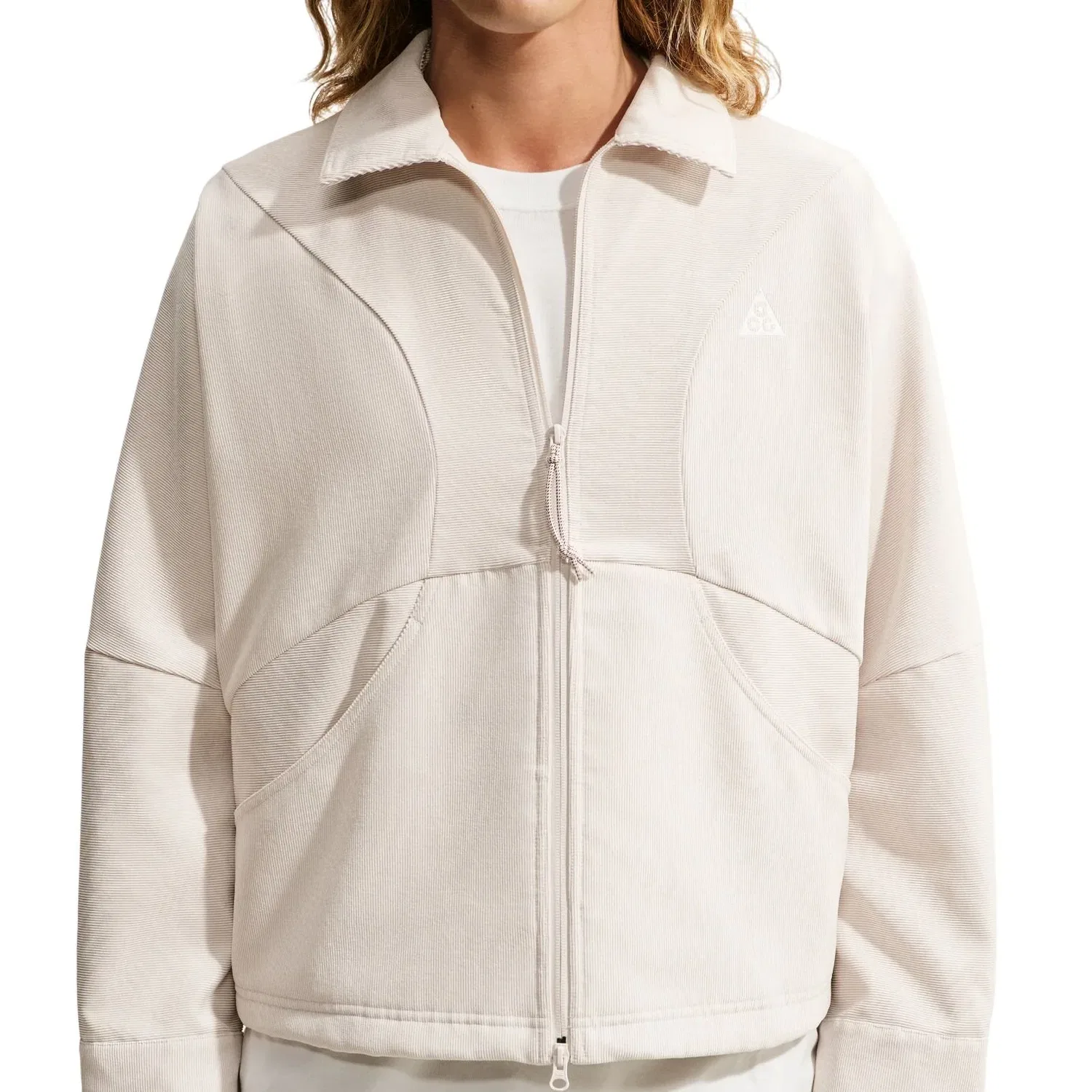 Мужская куртка ACG Dolomiti Corduroy Jacket 'Light Orewood Brown Light Crimson Summit W Nike, Light Orewood Brown/Light Crimson/Summit White — фото 3