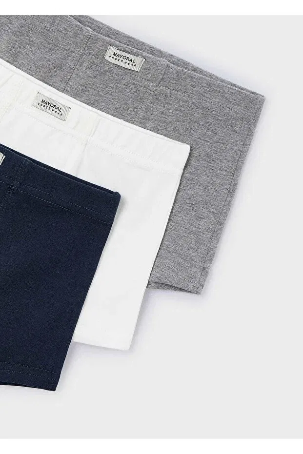 Детский комплект боксеров для мальчиков с принтом Mayoral, Navy Blue — фото 3