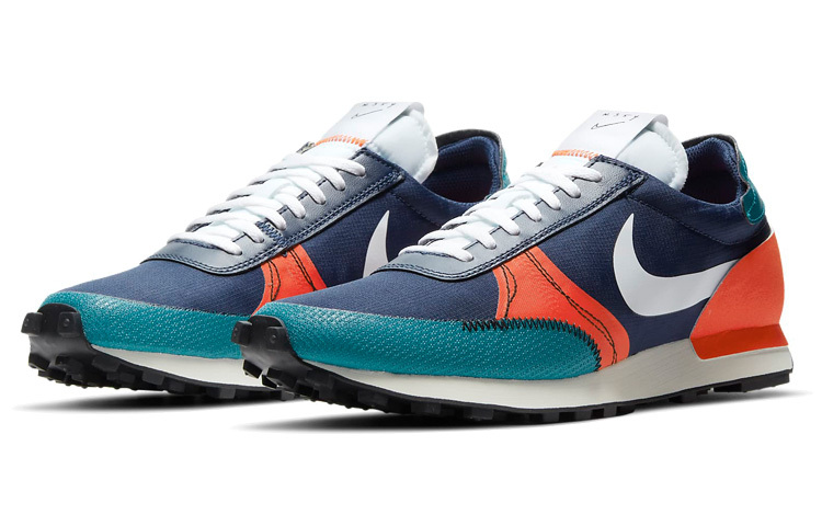 Кроссовки Nike DBreak Type SE Midnight, темно-синий/оранжевый — фото 3