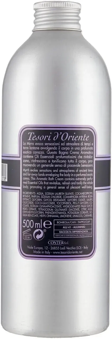 Пена для ванны Tesori d'Oriente Mirra, 8x500 мл, White Beni Culinari