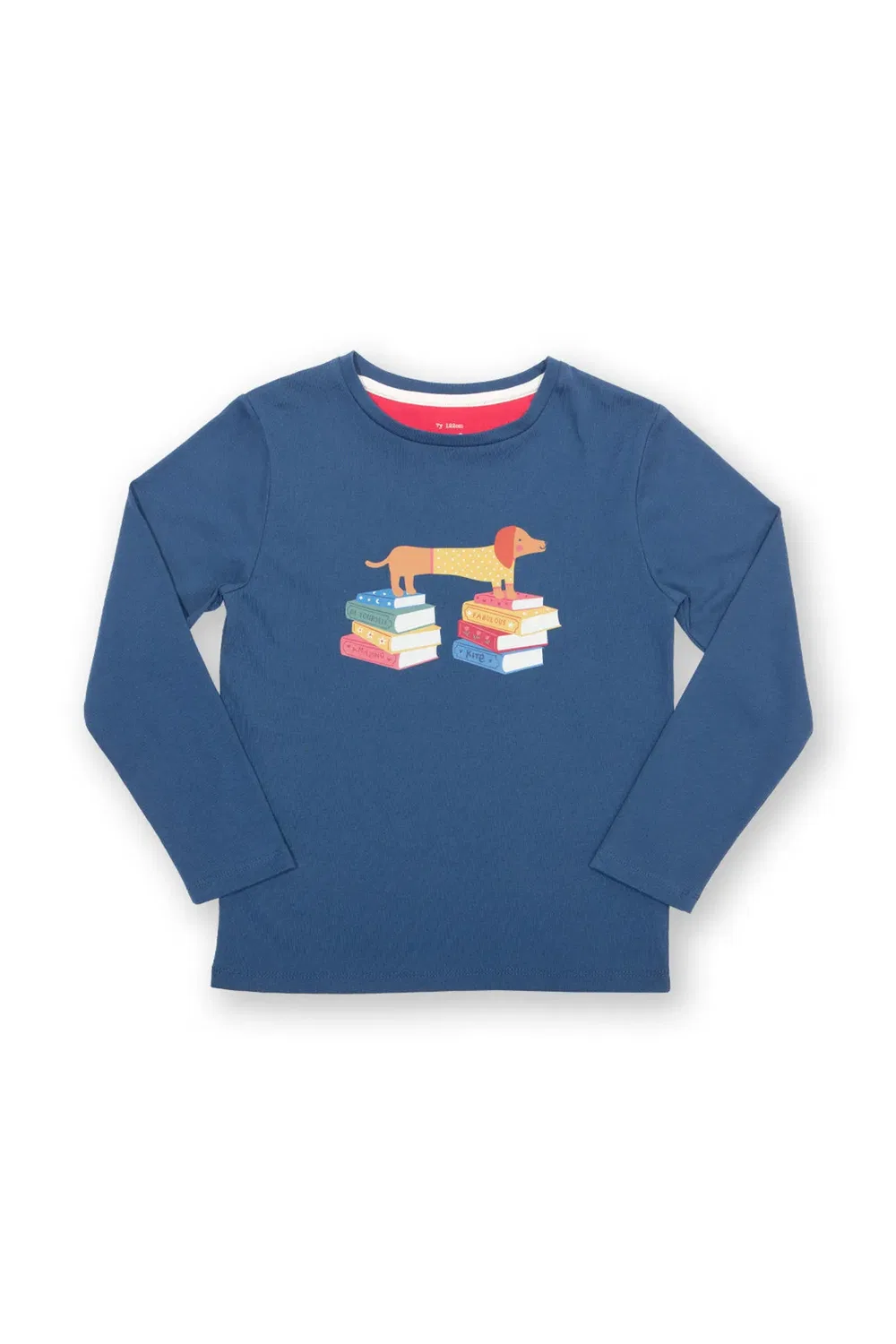 Футболка с принтом Clever sausage Kite, Navy