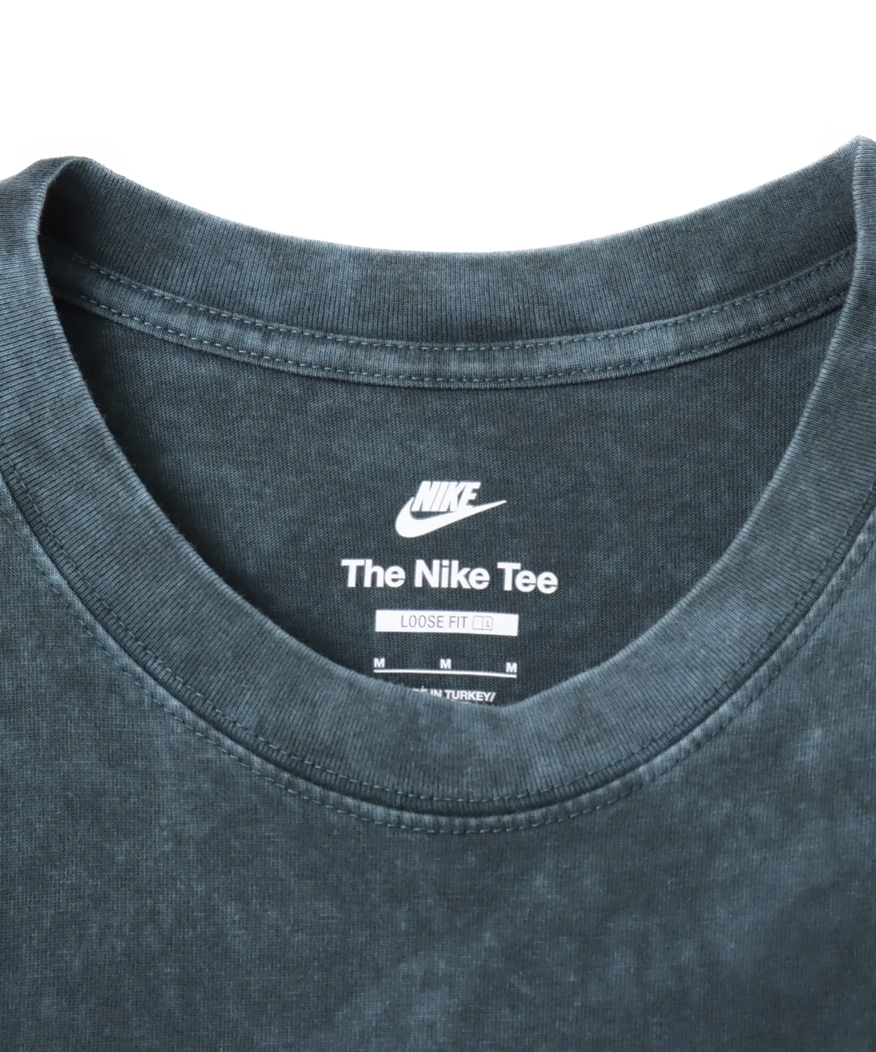 Мужская футболка с длинным рукавомхлопковая Max90 NIKE, Dark Green — фото 3