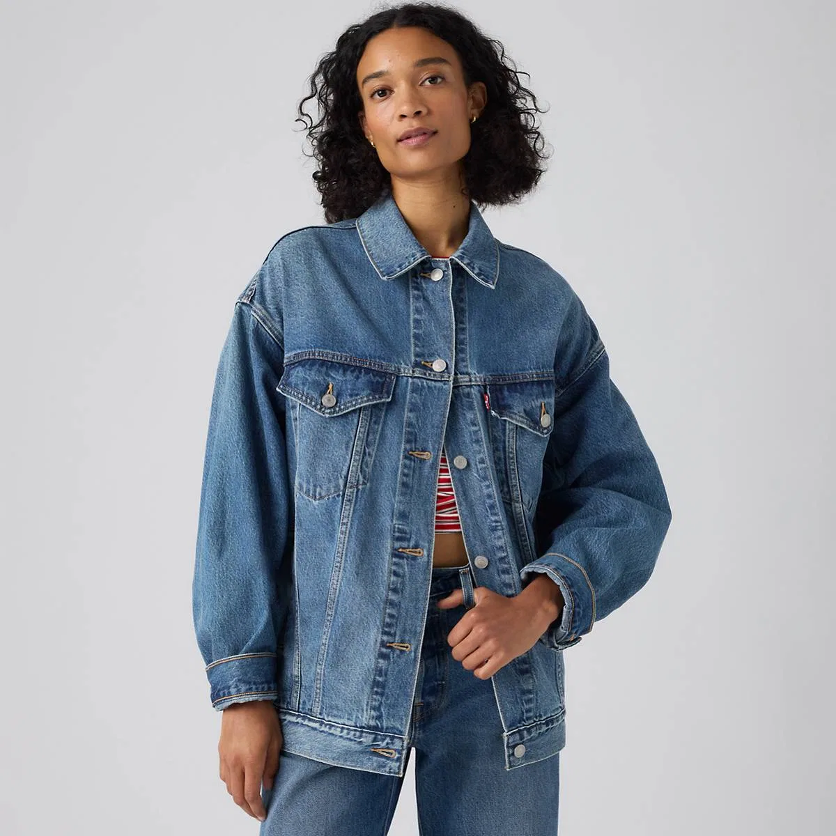 Куртка дальнобойщика размера XL Levi's, Trial Case - Medium Wash