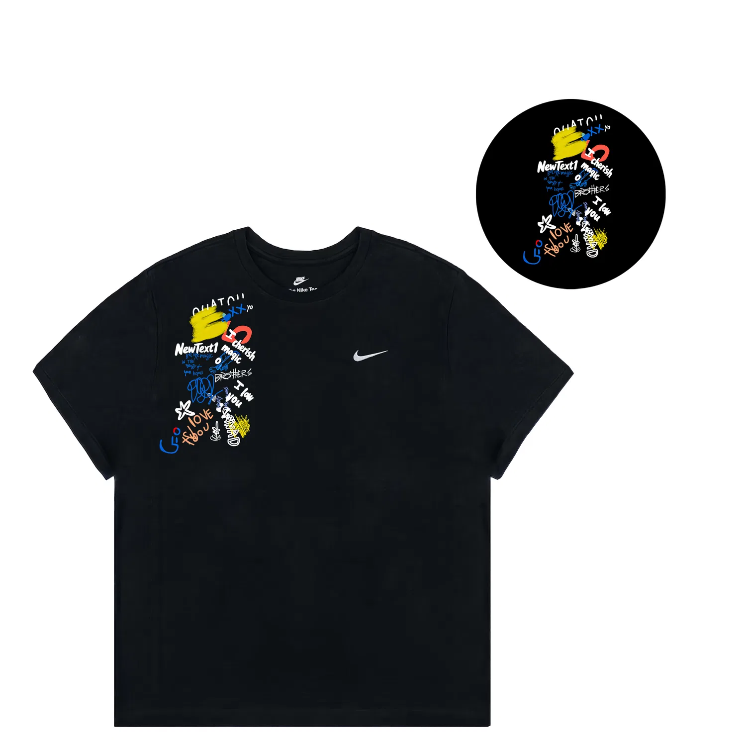 Мужская футболка с коротким рукавом с вышитым логотипом Nike — фото 3