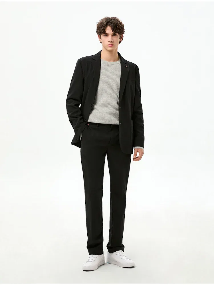 Брюки летние легкие, модель Summer Setup TOMMY HILFIGER, Black
