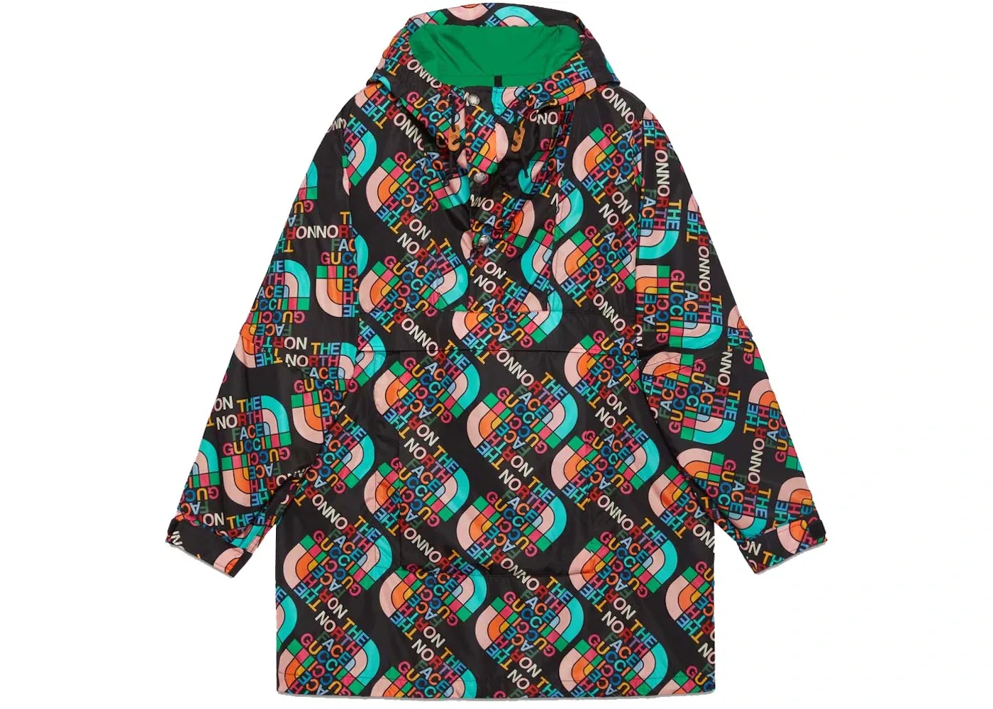 Женское пальто с принтом Coat Gucci, Multicolor/Black