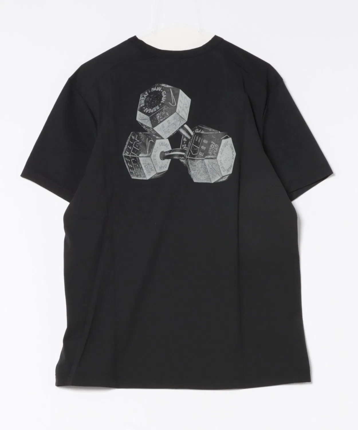 Мужская футболка с принтом Nike Dri-FIT Hyperverse Black NIKE, Черный — фото 2