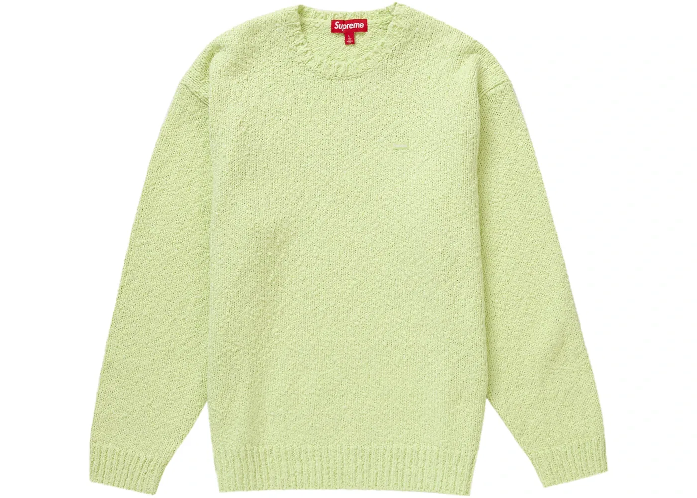 Мужской свитер с ворсистой пряжи Supreme Sweater, Bright Lime