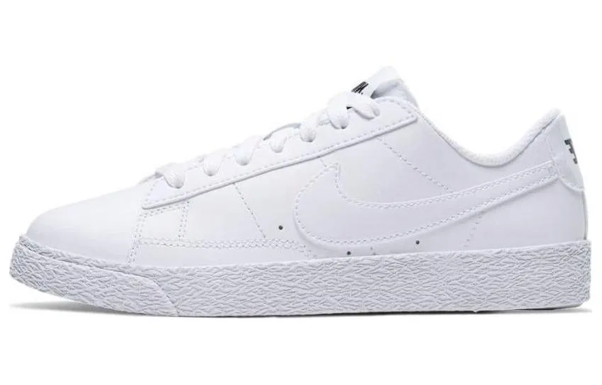 Детские кроссовки для скейтбординга с низким профилем Blazer Low White GS Nike, Белый