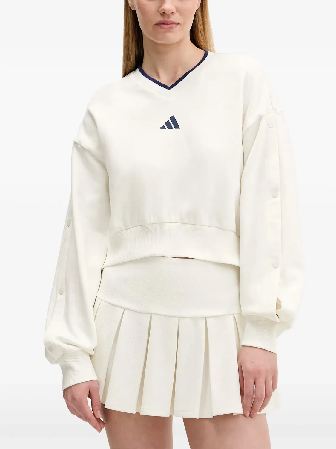 Adidas Свитер с логотипом - нейтральные тона