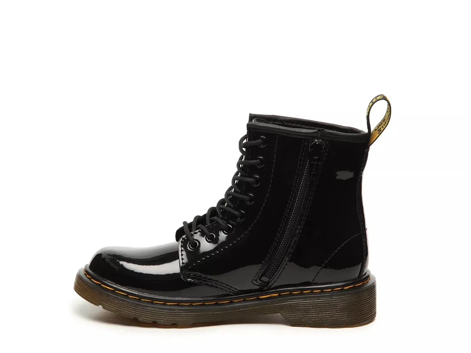 Ботинки Dr. Martens 1460 из лаковой кожи, для девочек, черный — фото 3