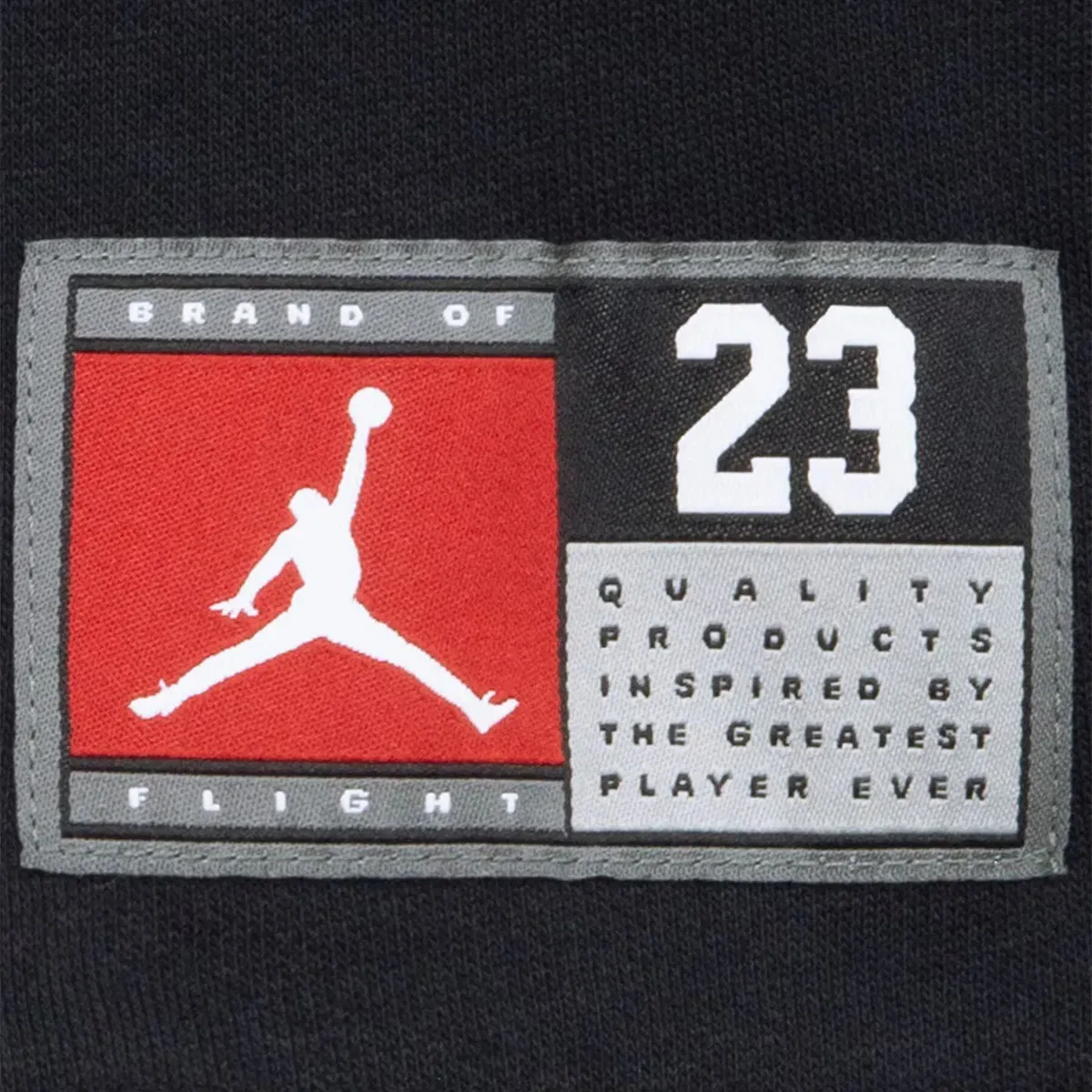 Детская худи Jordan Hbr Flc Po Hoodie, Negro — фото 3