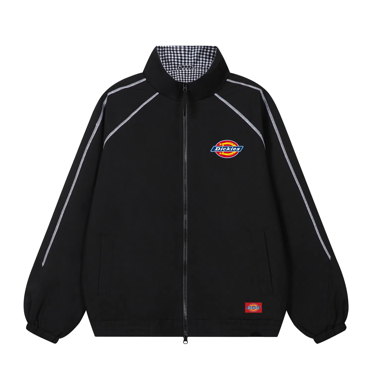 Детский жакет с воротником-стойкой прямого кроя Dickies, Peach Pink — фото 3