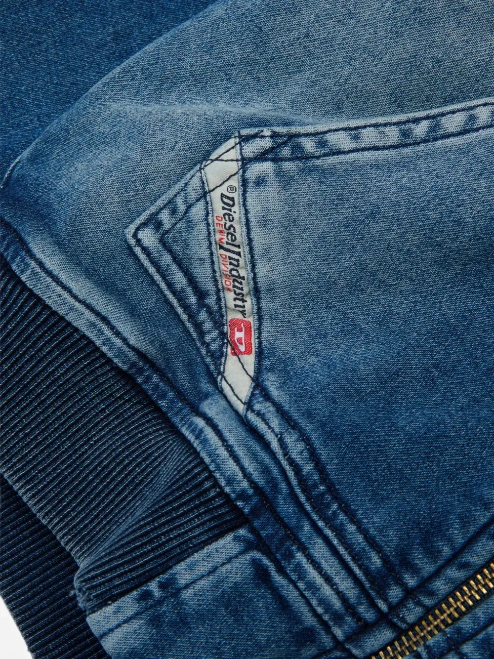 Толстовка на молнии из Jogg Jeans Diesel Kids, синий — фото 3