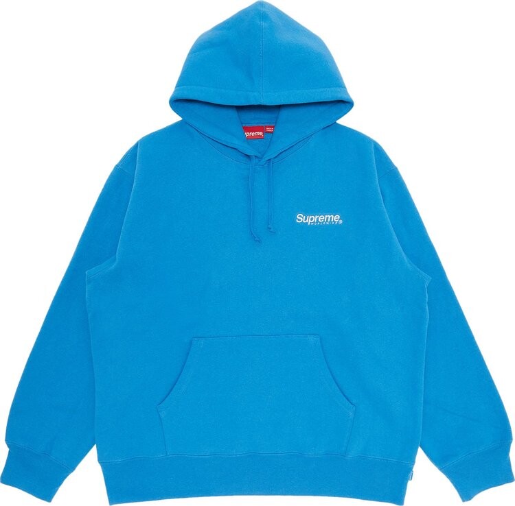 

Толстовка Supreme Worldwide Hooded Sweatshirt 'Blue', синий