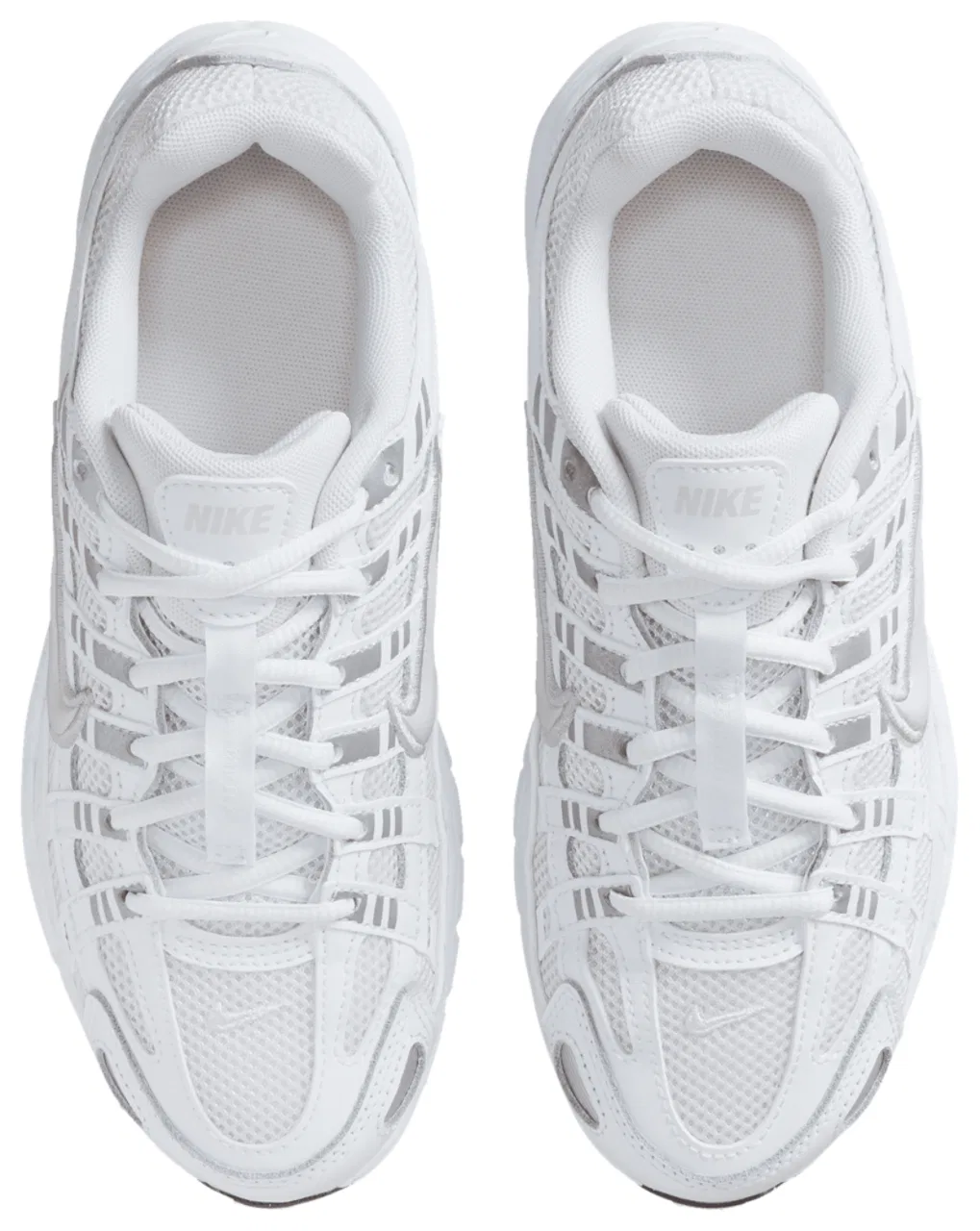 Детские кроссовки для мальчиков с амортизирующей стелькой P-6000 Nike, Platinum Tint/White — фото 4