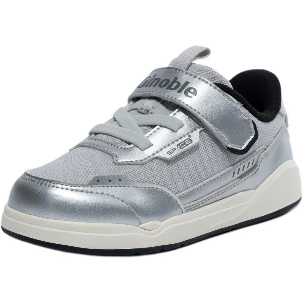 Детские кроссовки для малышей с защитой от скольжения GINOBLE, Silver/Light Gray