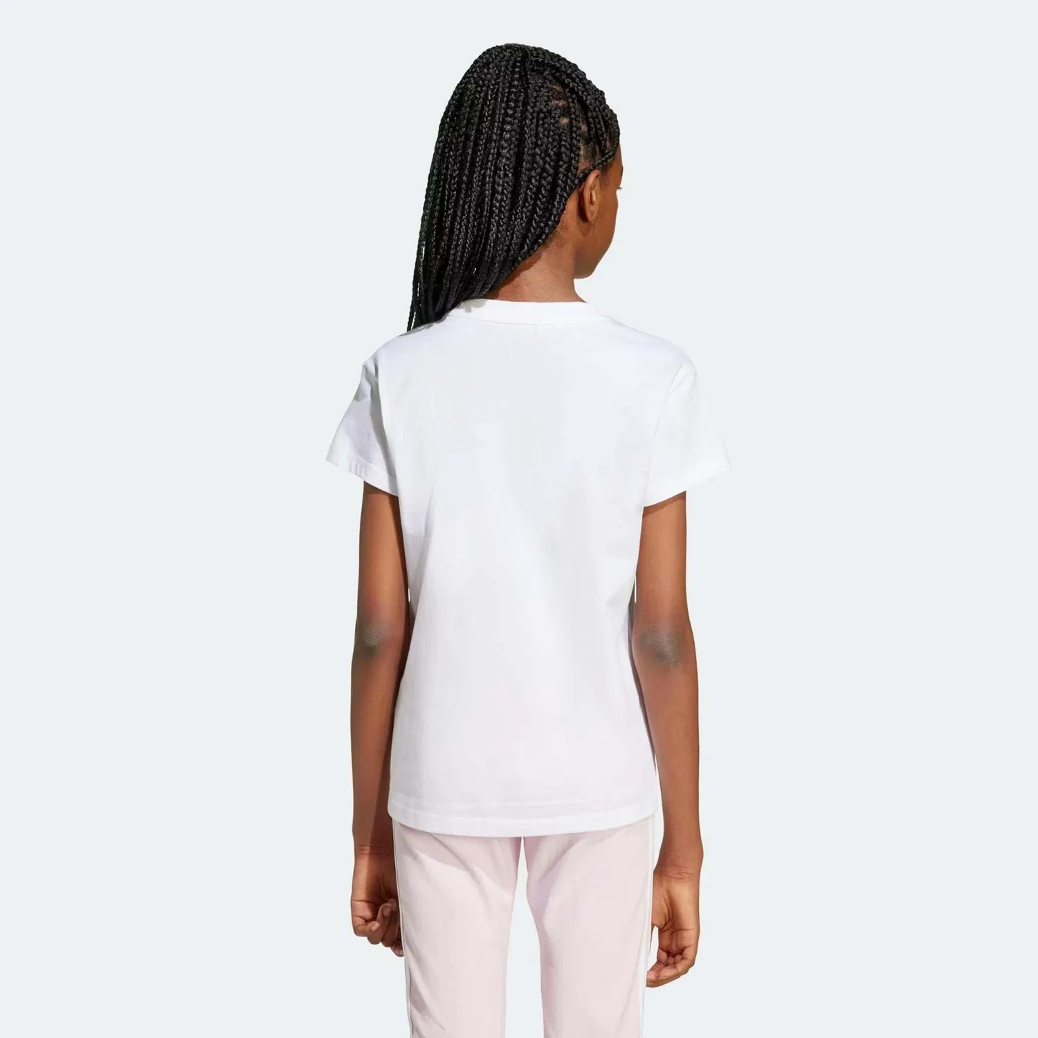 Детская футболка с принтом Adidas Sport Jg Bl Tee 160, Adidas, Цвет: White — фото 3