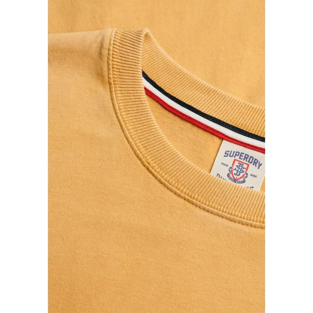 Футболка с коротким рукавом Superdry Vintage Prep Pocket Relaxed Fit, желтый — фото 4