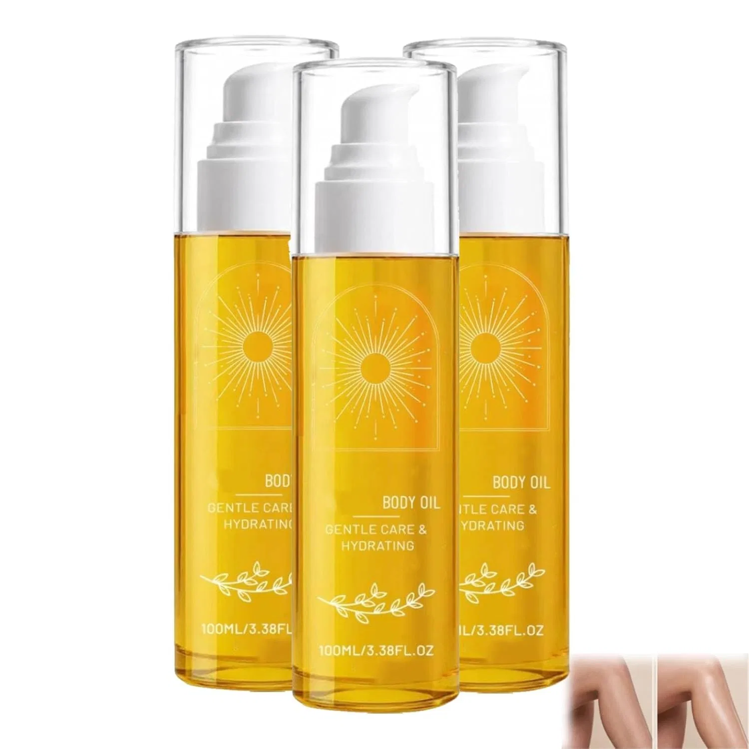 Масло для тела Botanical Body Oil, Yuxtth, 3 шт, 100 мл