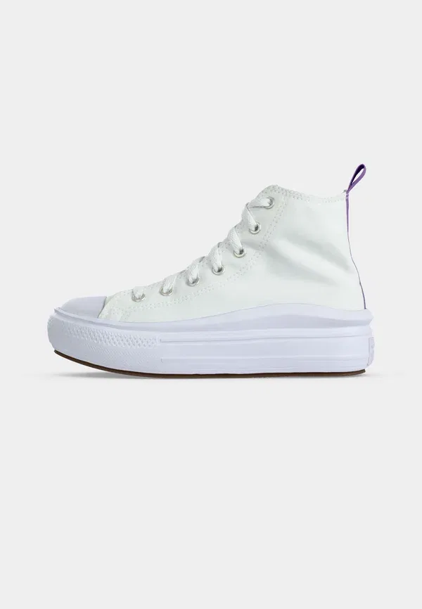 Детские кроссовки Converse, белый/фиолетовый — фото 2