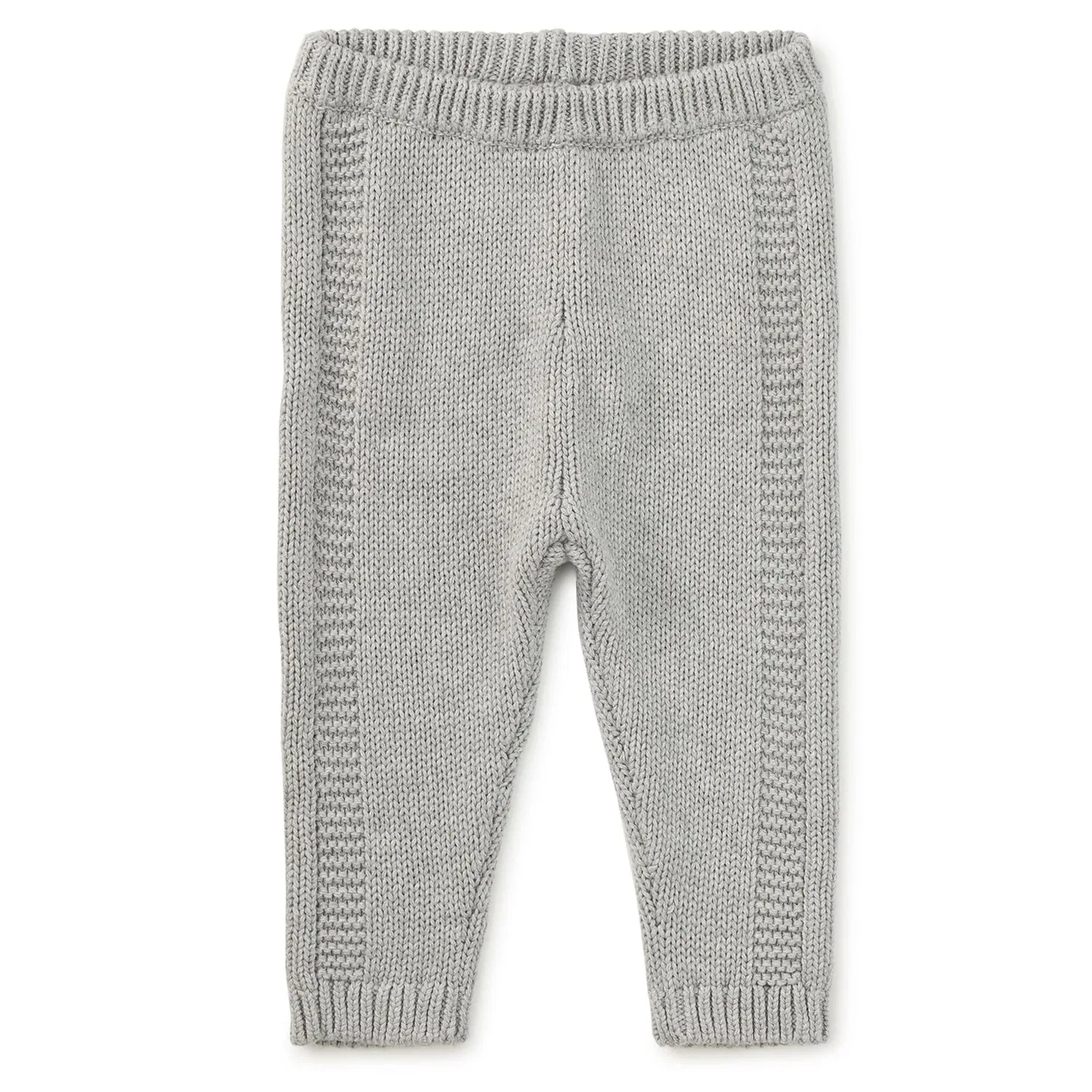 Детские штаны трикотажные на резинке Tea Collection, Med Heather Grey