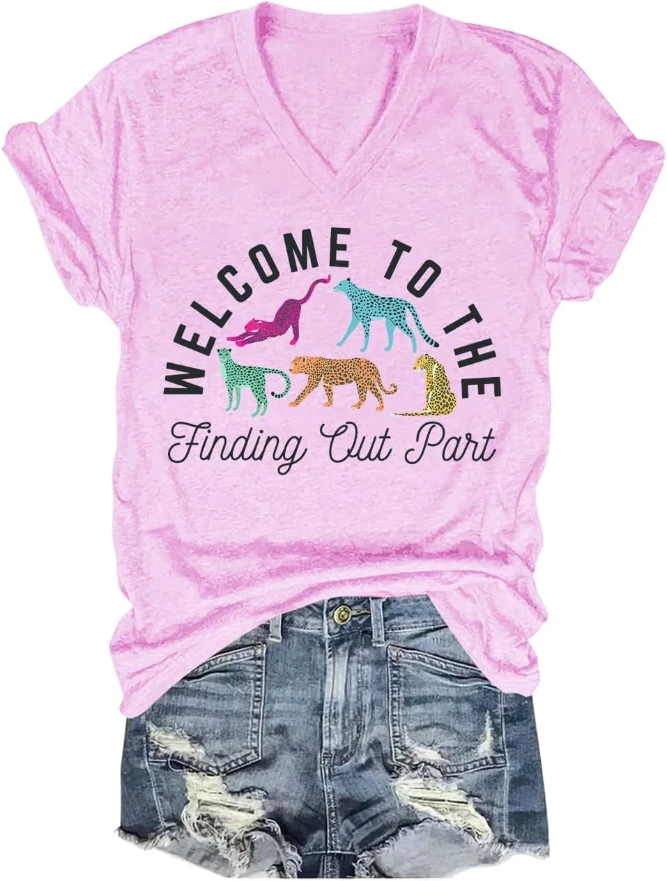 Футболка с принтом Funny, Pink