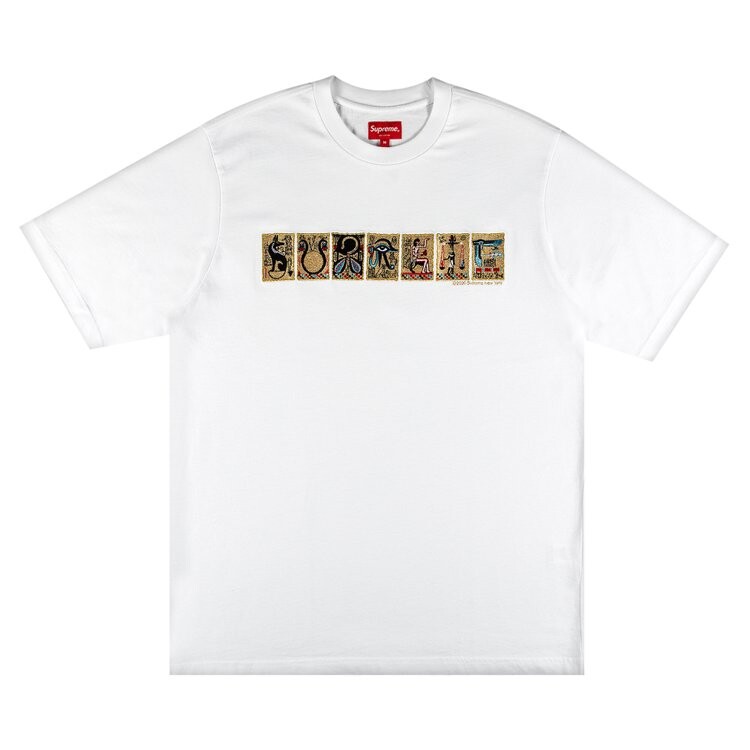 

Футболка Supreme Ancient Short-Sleeve Top 'White', белый