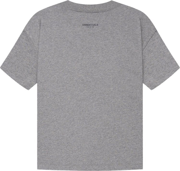 Футболка Fear of God Essentials 3 Pack Tee 'Dark Oatmeal', серый — фото 3
