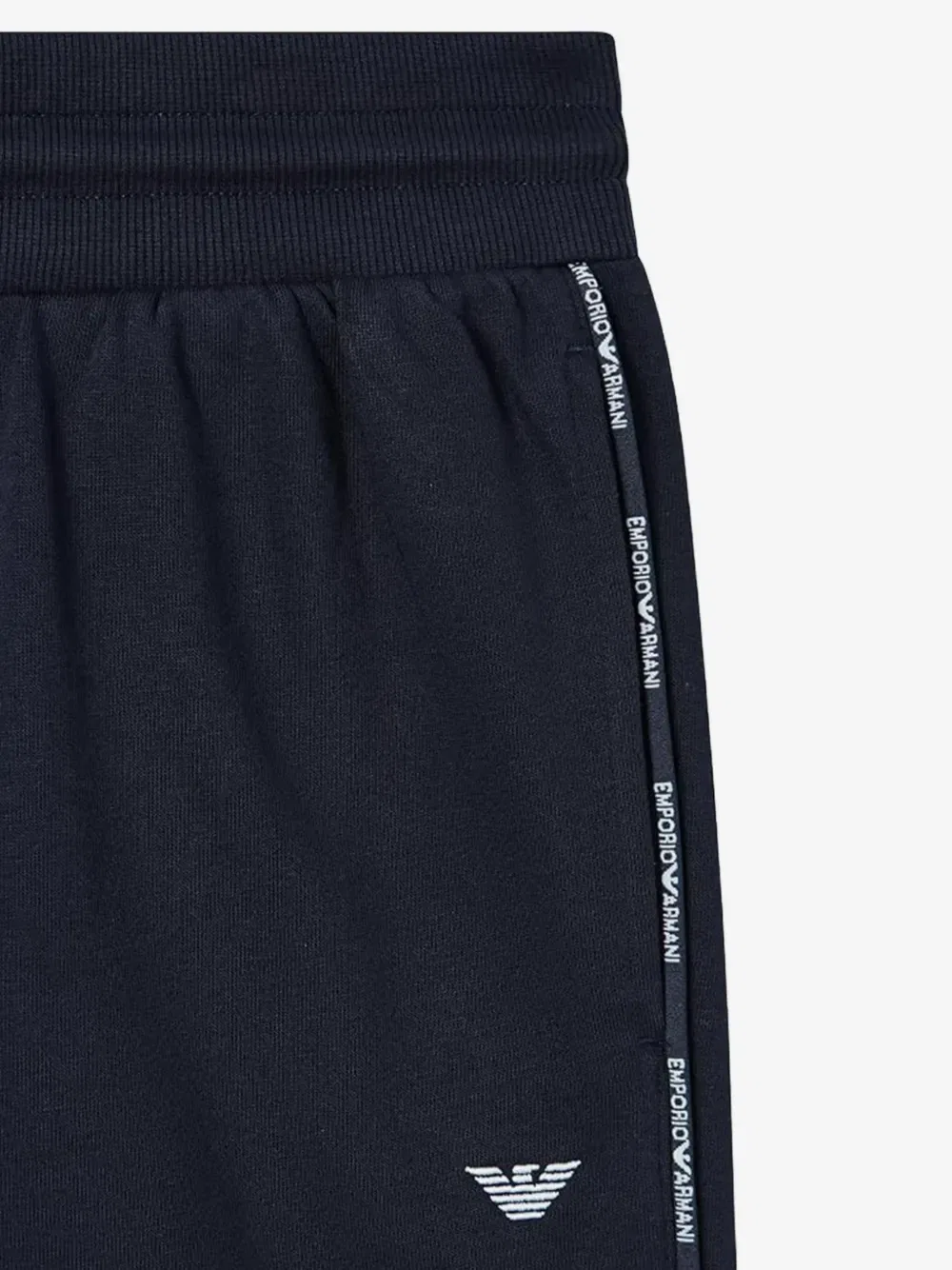 Спортивные штаны с лентой с логотипом EMPORIO ARMANI, синий — фото 2