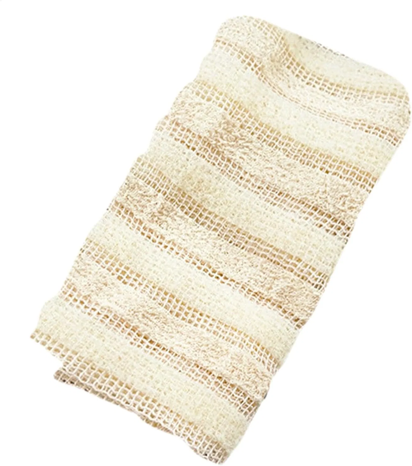 Скрабирующая мочалка для тела Tuxxjzm, Полиэстер, 20x30 см, Cream-coloured