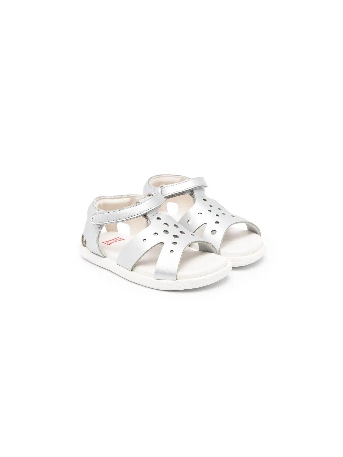 Сандалии Miko Twins серебристые Camper, серебристый