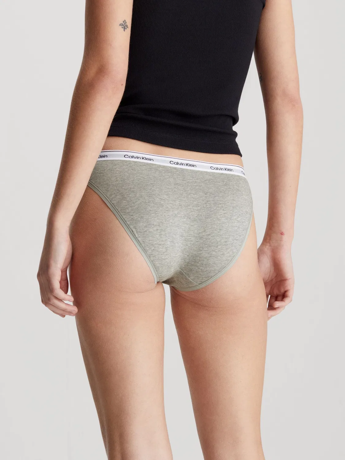 Бикини Calvin Klein Icon Logo, серый — фото 3