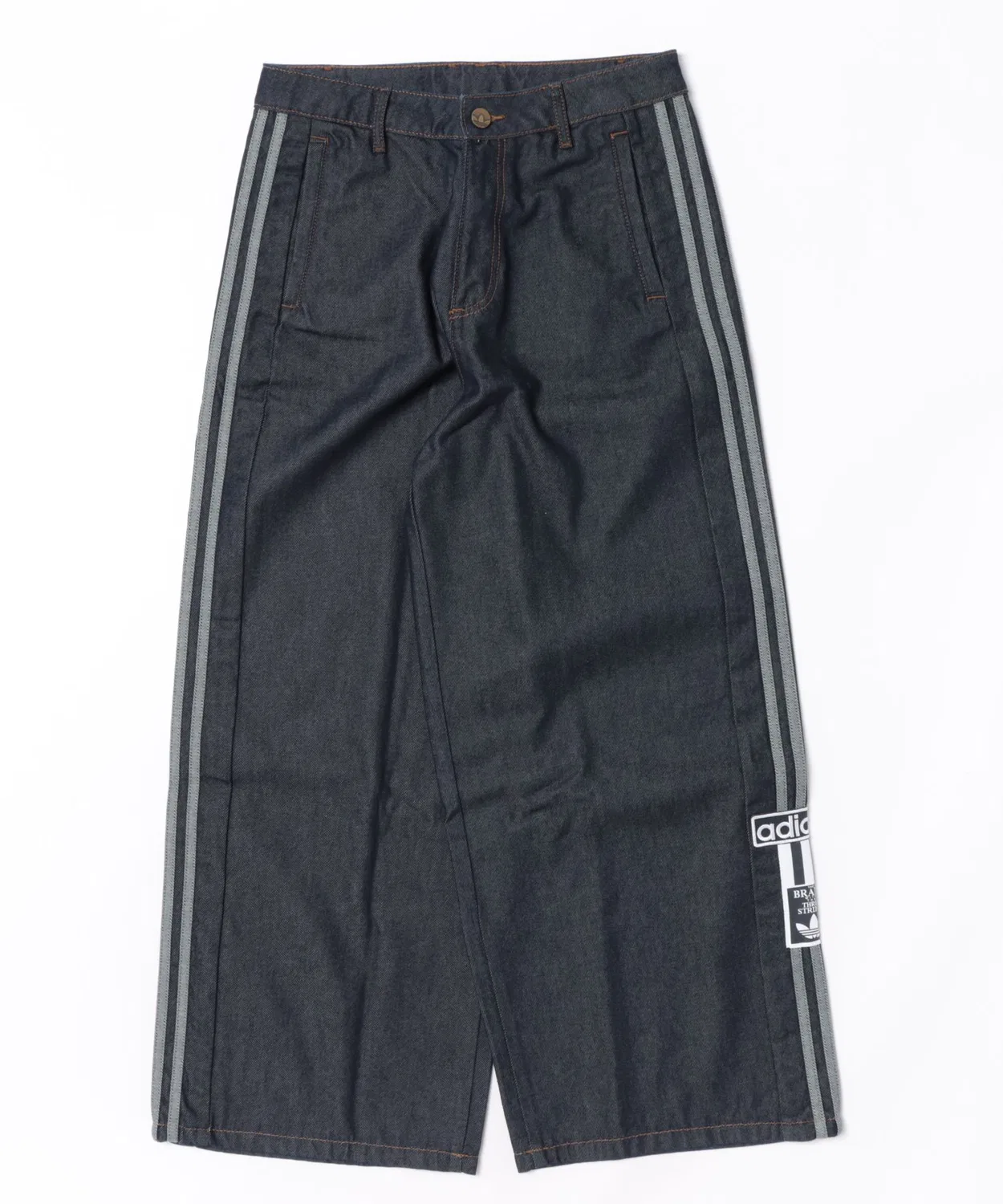 Женские джинсы свободного кроя с широкими штанинами Adibreak Denim Pant Adidas, Indigo Denim