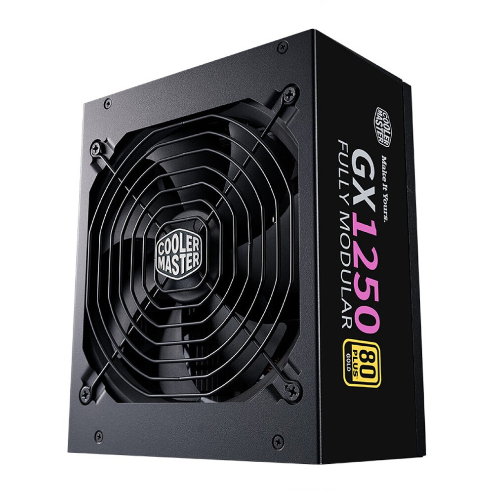 

Блок питания Cooler Master GX1250 Gold, 1250 Вт, черный
