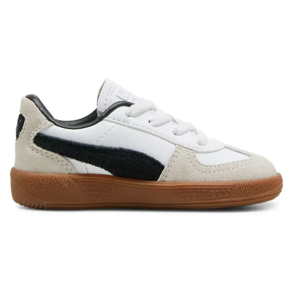 Детские кроссовки для девочек из кожи Palermo Lth AC Puma, White — фото 3