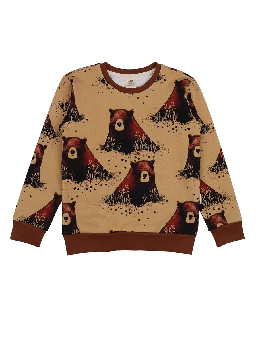 Толстовка Walkiddy 'Walkiddy - Grizzly Bears Sweatshirt' коричневого цвета