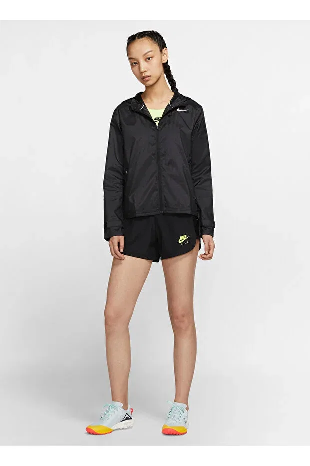 Женская куртка с капюшоном Nike, Black - Gray - Silver