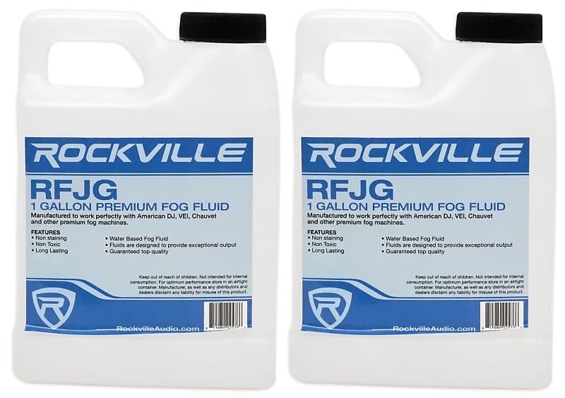 

2) Жидкость Rockville RFJG Gallons Fog/Smoke Juice Fluid для Chauvet/American DJ Machines (2) RFJG