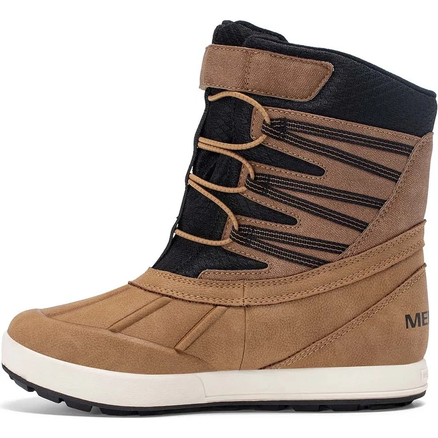 Детские ботинки Merrell Snow Bank 5.0 Waterproof, Горчичный — фото 3