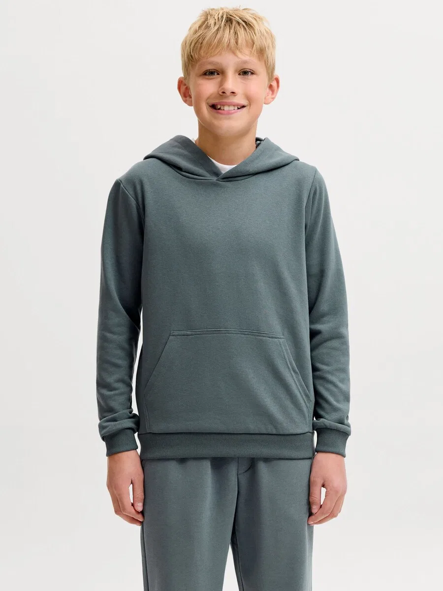 Детская толстовка 'JJEBradley' цвета «базальтово-серый» Jack & Jones Junior — фото 2