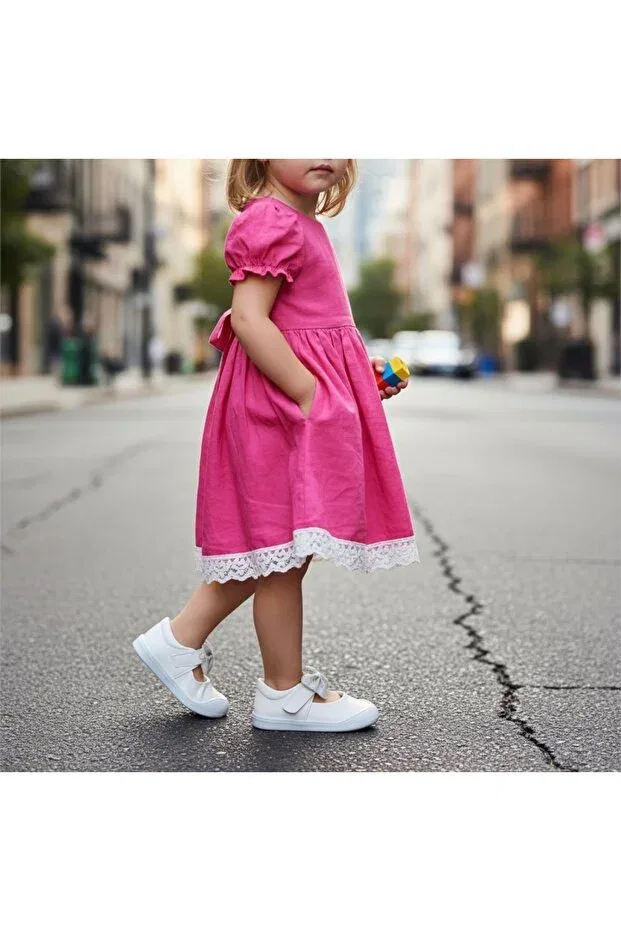 Детские балетки для девочек кожаные Jojo Kids, White — фото 3