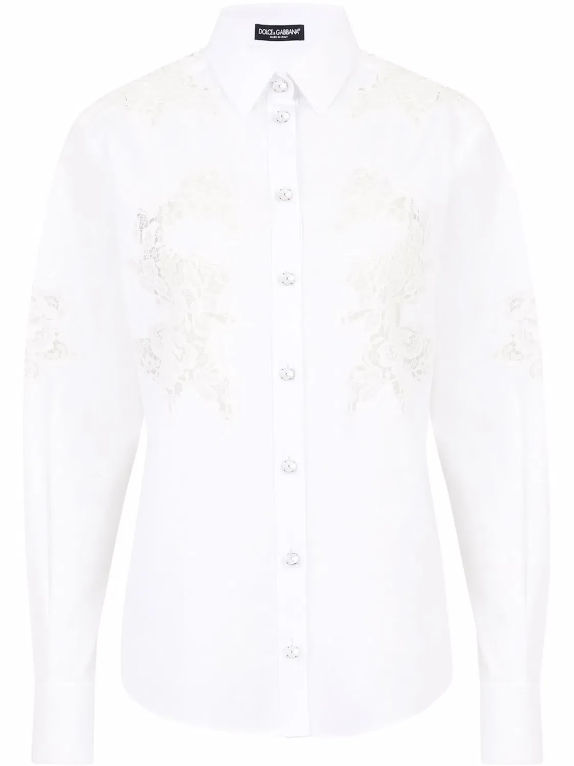 Dolce & Gabbana Рубашка из поплина белая